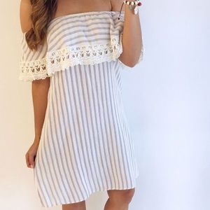 Off the should dress